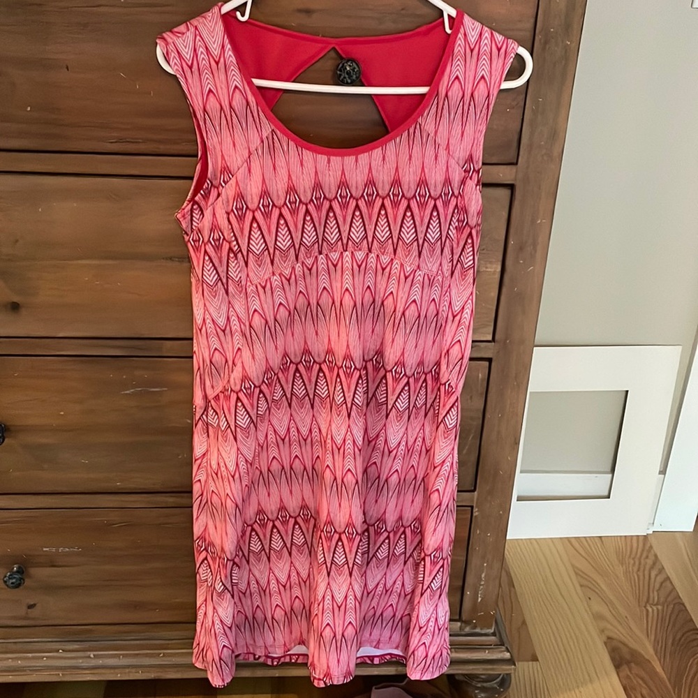 PRANA sleeveless dress with keyhole back